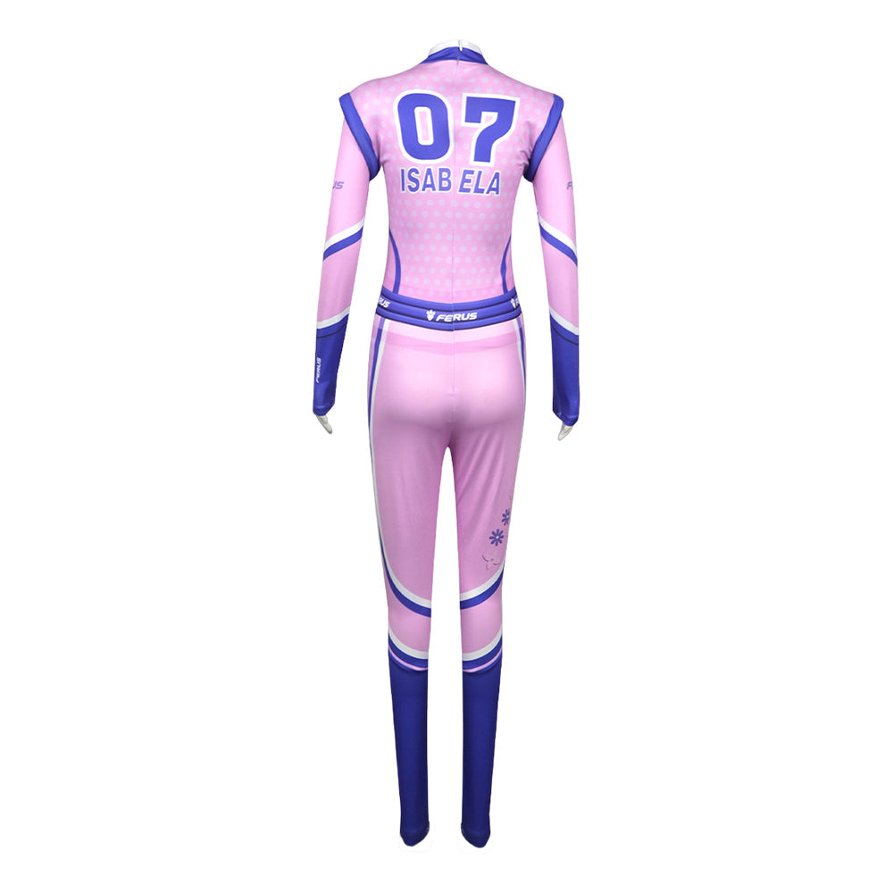 Speedstorm Encanto Isabella Pink Jumpsuit Racer Halloween Costume