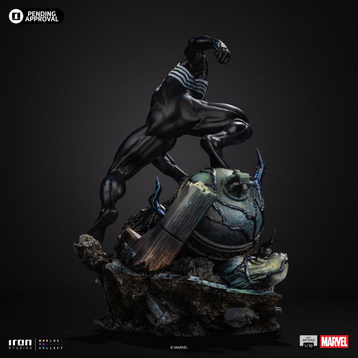 Web Hero Black - Scale 1/10 Collectible Statue