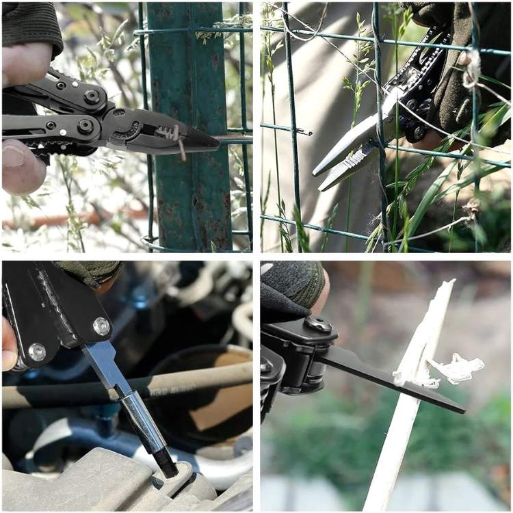 24-in-1 Stainless Steel Multi-Tool – Multifunction Wire Cutter & Hand Tool
