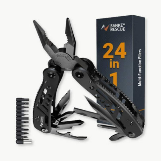 24-in-1 Stainless Steel Multi-Tool – Multifunction Wire Cutter & Hand Tool