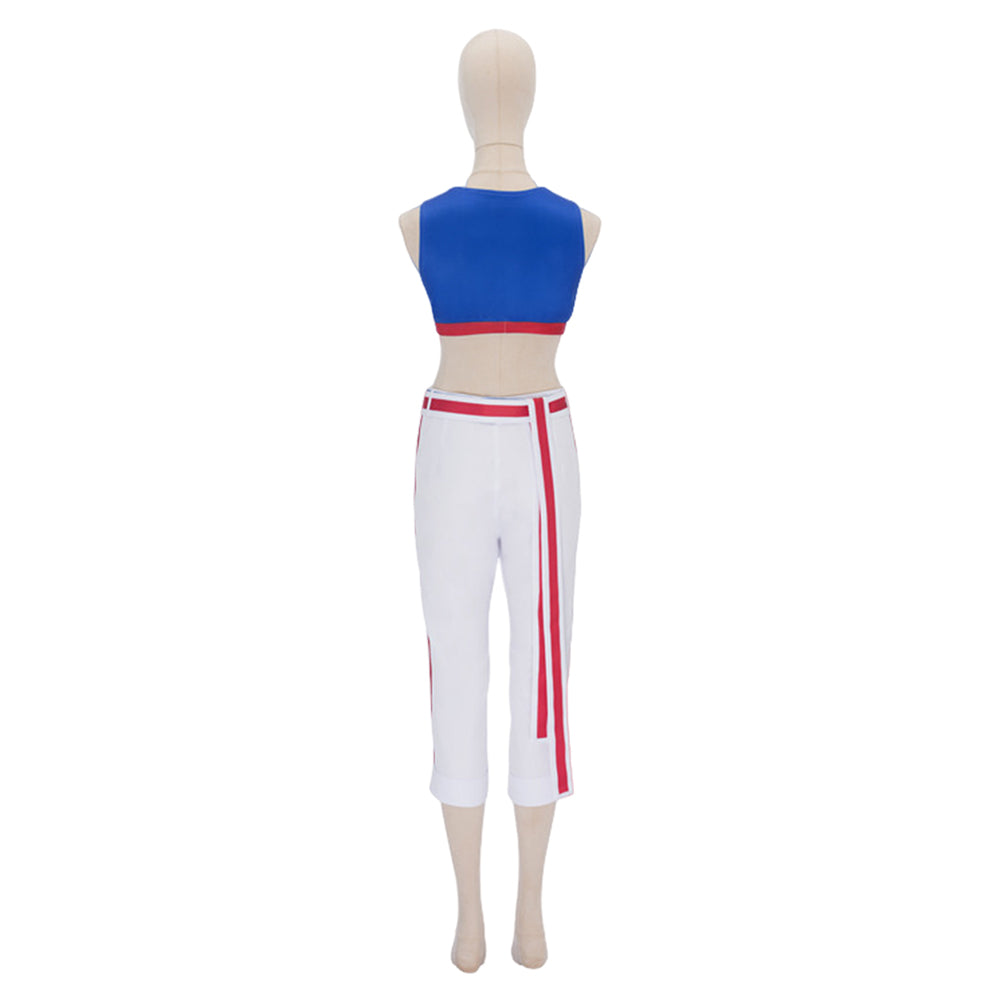 Tamamo Cross Blue White Jacket Pants Set Halloween Costume