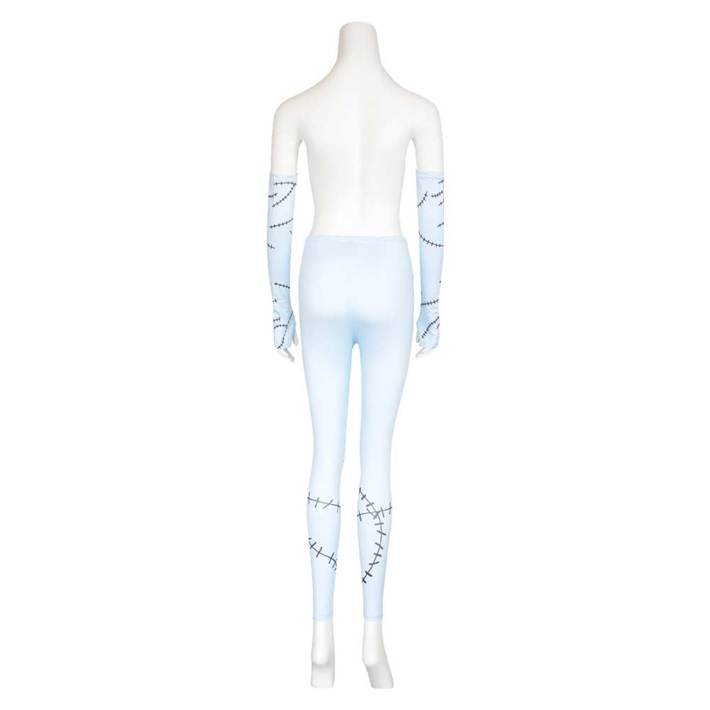 Sally Rag Doll Leggings & Sleeve Covers - Halloween Costume Accessories