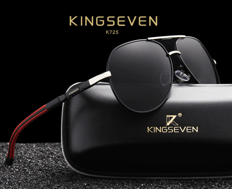 Men’s Vintage Polarized Sunglasses – UV400 Aluminium Frame