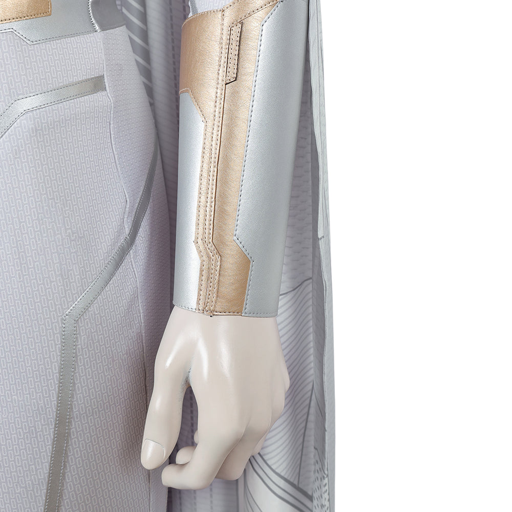 VisionQuest (2026) White Vision Jumpsuit Cloak Halloween Costume