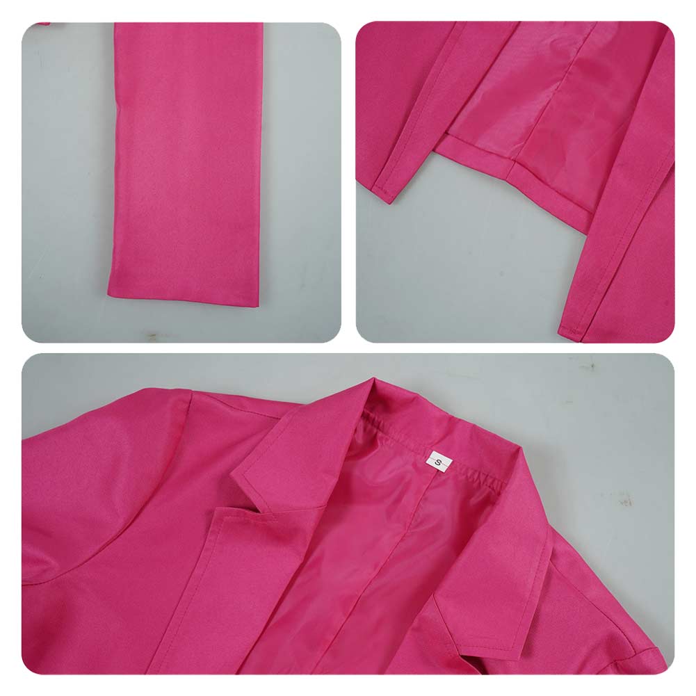 White Chicks Kevin Copeland Brittany Pink Jacket Set Halloween Costume