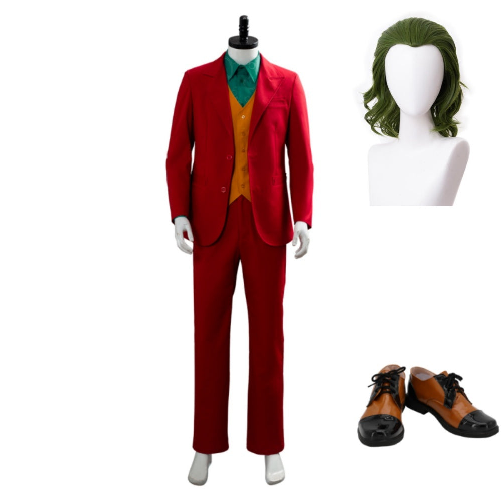 Arthur Fleck Joker Red Suit Halloween Costume - 2019 Film